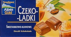 Alpen Gold male poziom czekoladki smietankowo kawowe